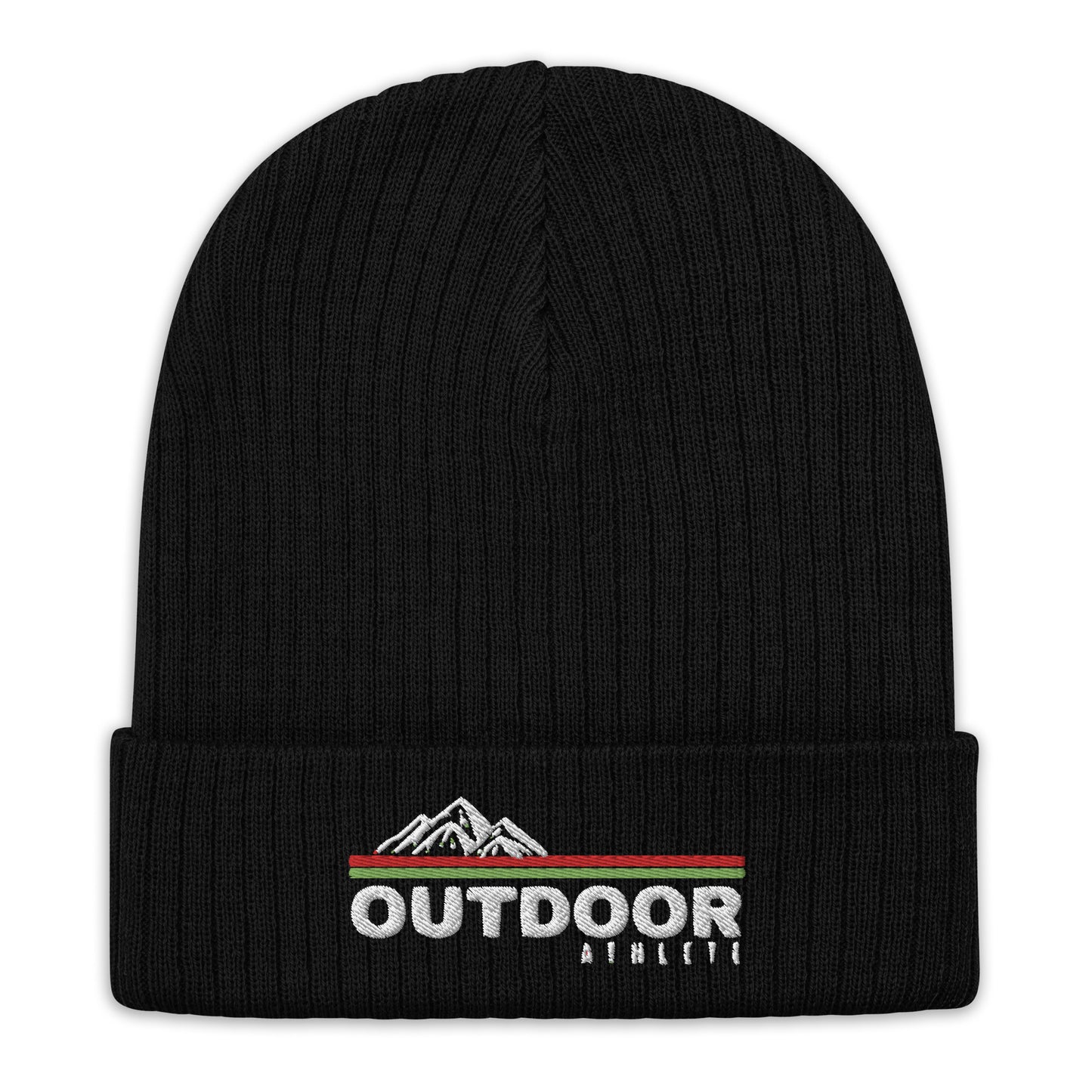 Outdoor Athlete Ribbed knit beanie