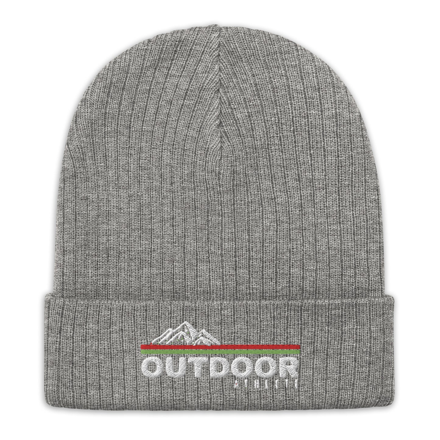 Outdoor Athlete Ribbed knit beanie