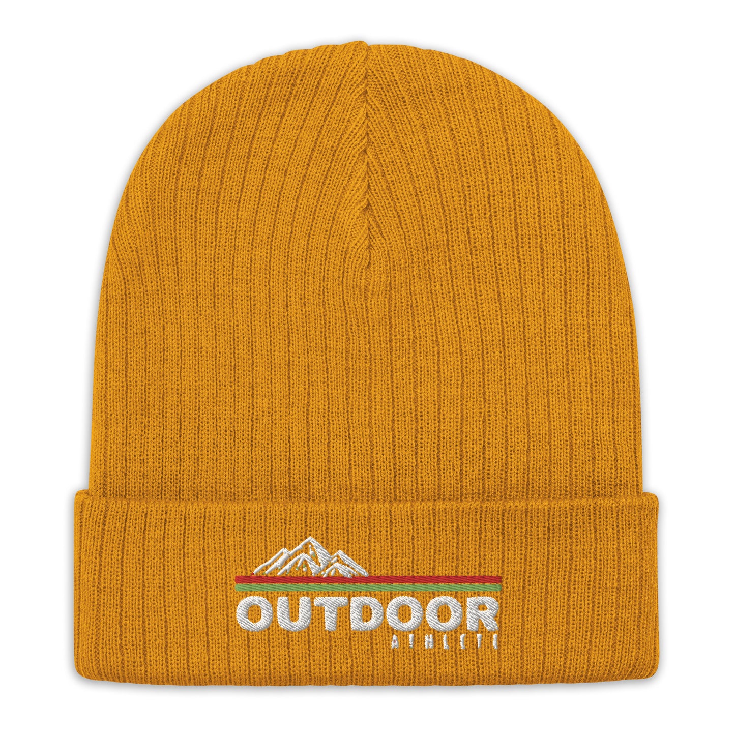 Outdoor Athlete Ribbed knit beanie